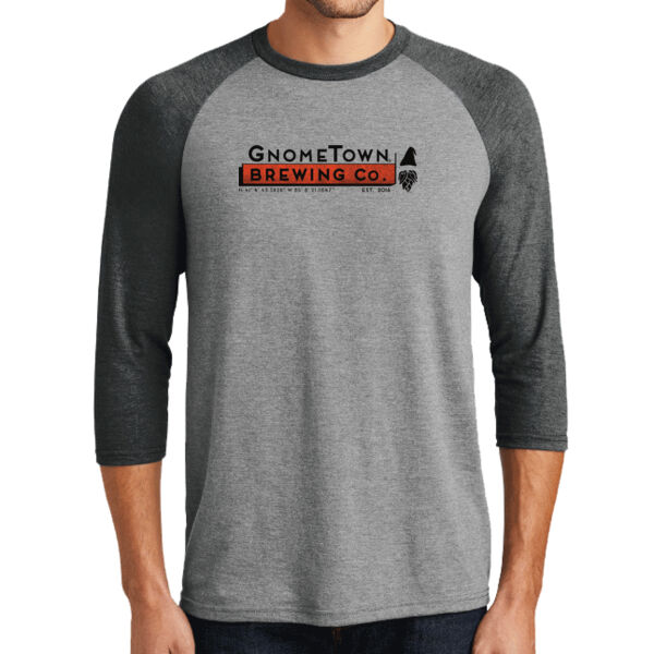 Printed GnomeTown Brewing Co. - Perfect Tri ® 3/4 Sleeve Raglan Thumbnail