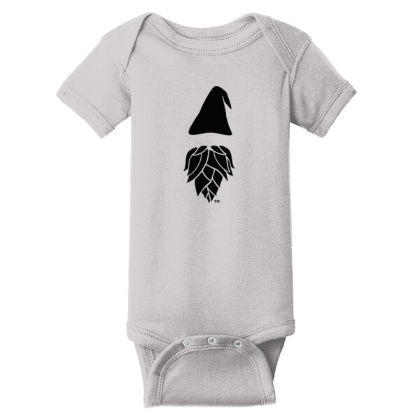 Printed GnomeTown Brewing Co. - Infant Short Sleeve Baby Rib Bodysuit Thumbnail